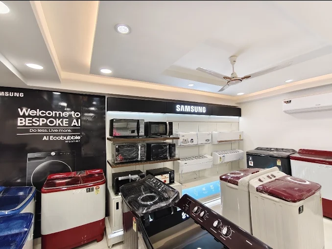Samsung appliance zone at the Kotwali Santar Showroom