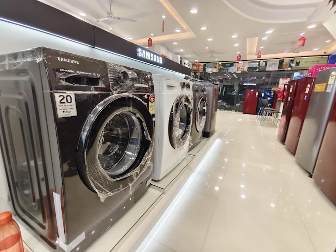 Washing machine range at the Kotwali Santar Showroom