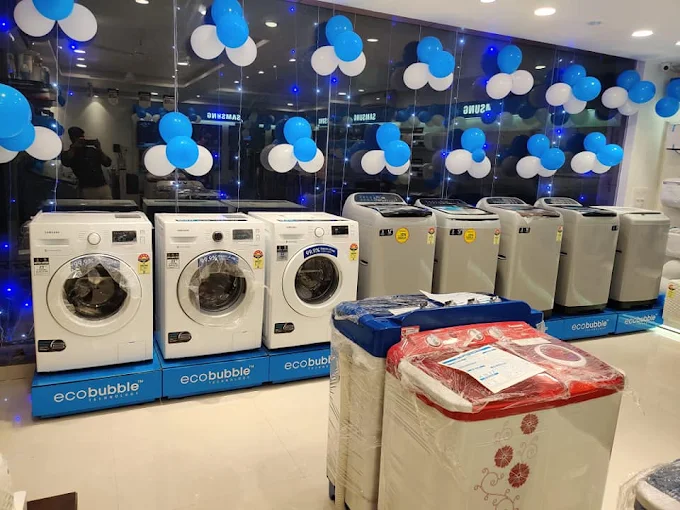 Washing machines at the Radha Plaza Showroom
